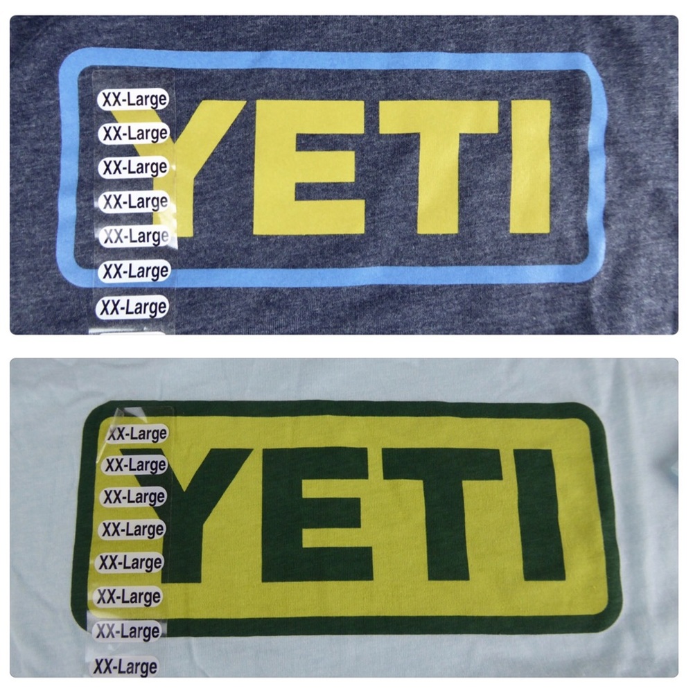 Yeti Coolers Cotton Blend T-Shirt Bundle 2 Tee Set